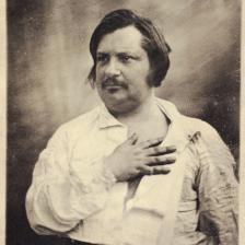 Honoré de Balzac (1799-1850), écrivain français. Tirage ancien réalisé d'après le daguerréotype original de Louis-Auguste Bisson. Paris, Maison de Balzac. © Maison de Balzac / Roger-Viollet