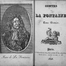 "Contes" de Jean de La Fontaine (1621-1695) - tome premier, librairie française étrangère, 1826 : page de titre et frontispice. Paris, Maison de Balzac. © Maison de Balzac / Roger-Viollet