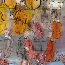 Raoul Dufy (1877-1953). "La fée électricité", détail : orchestre. Huile sur contreplaqué, 1937. Paris, musée d'Art moderne. © Eric Emo / Musée d'Art Moderne / Roger-Viollet © ADAGP