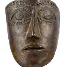 André Derain (1880-1954). Masque aux cheveux sur le front. Bronze. Paris, musée d'Art moderne. © Eric Emo / Musée d'Art Moderne / Roger-Viollet © ADAGP