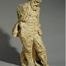 Antoine Bourdelle (1861-1929). Autoportrait (statuette sans bras) 1908. Plâtre. Paris, musée Bourdelle. © Musée Bourdelle / Roger-Viollet 