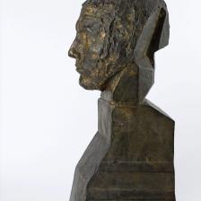 Antoine Bourdelle (1861-1929). "Tête d'Apollon dite définitive sur grande base". Bronze. Paris, musée Bourdelle.  © Stéphane Piera / Musée Bourdelle / Roger-Viollet 