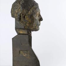 Antoine Bourdelle (1861-1929). "Tête d'Apollon dite définitive sur grande base". Bronze. Paris, musée Bourdelle.  © Stéphane Piera / Musée Bourdelle / Roger-Viollet 