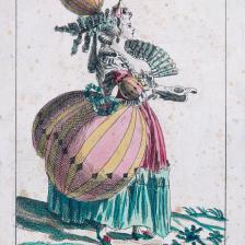 "La coquette volante". Estampe. Paris, musée Carnavalet. © Musée Carnavalet / Roger-Viollet 