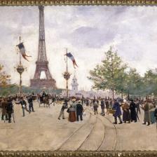  Jean Béraud (1849-1936). "Entrée de l'Exposition Universelle de 1889". Paris, musée Carnavalet. © Musée Carnavalet / Roger-Viollet 