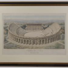 Jean-Camille Formigé (1845-1926). "Les arènes de Lutèce. Reconstitutions". Plume, lavis. Paris, musée Carnavalet. © Musée Carnavalet / Roger-Viollet