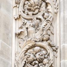 Petit Palais, entrée principale, sculpture, détail © Pierre Antoine / Paris Musées