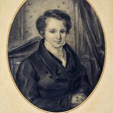 Adèle Hugo (1803-1868). "Portrait de Victor Hugo". 1820. Dessin. Paris, Maison de Victor Hugo. © Maisons de Victor Hugo / Roger-Viollet 