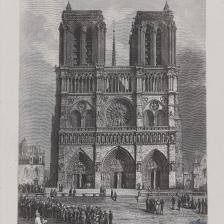 Illustration pour Notre-Dame de Paris, Edition Hugues. Dessin et gravure de Méaulle. Paris, Maison de Victor Hugo.  © Maisons de Victor Hugo / Roger-Viollet 