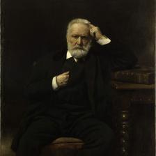 Daniel Saubès/ Léon Bonnat. "Victor Hugo". Huile sur toile, 1877. Paris, Maison de Victor Hugo.  © Maisons de Victor Hugo / Roger-Viollet 