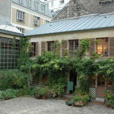 "Le Petit atelier d'Ary Scheffer, dit atelier de réception, vu du jardin". Paris, musée de la Vie Romantique.  © Christophe Fouin / Musée de la Vie Romantique