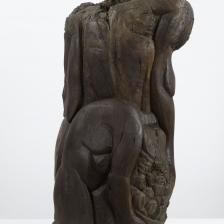 Ossip Zadkine (1890-1967). "Les Vendanges". Bois d'orme, vers 1918. Paris, musée Zadkine. © Fr. Cochennec et E. Emo / Musée Zadkine / Roger-Viollet ADAGP