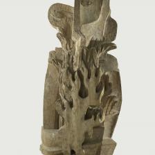 Ossip Zadkine (1890-1967). "Prométhée". Bois d'Orme, 1955-56. Paris, musée Zadkine. © Fr. Cochennec et E. Emo / Musée Zadkine / Roger-Viollet ADAGP